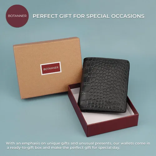 Vista 8 de Mini monedero de bolsillo compacto de cuero para mujer con seguridad RFID - NEGRO, Negro -, Minimalista