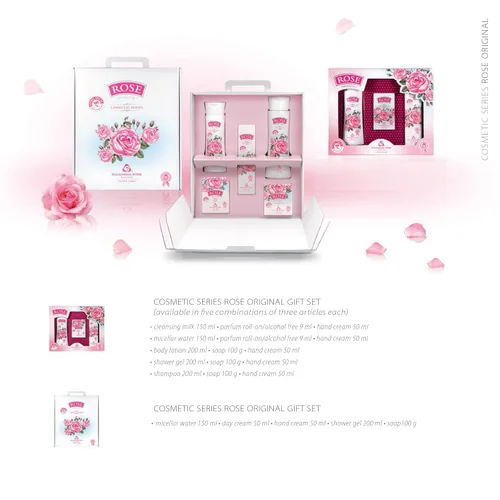 Vista 3 de Loción corporal de rosa búlgara con aceite de rosa natural para hidratar y rejuvenecer la piel, loción corporal diaria hidratante para una piel