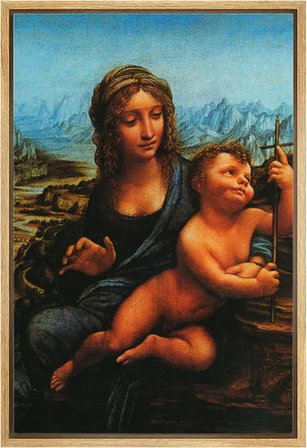 Vista 58 de wall26 Lienzo impreso para pared, diseño de Salomé y San Juan Bautista, por Solario, Historia del Renacimiento, ilustraciones de bellas artes, arte