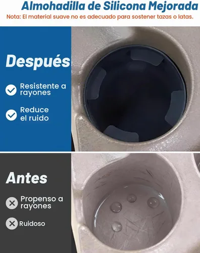 Vista 4 de JOYTUTUS Inserto para portavasos de 3.5 pulgadas compatible con Trailblazer 2002-2009, apto para Envoy 2002-2009