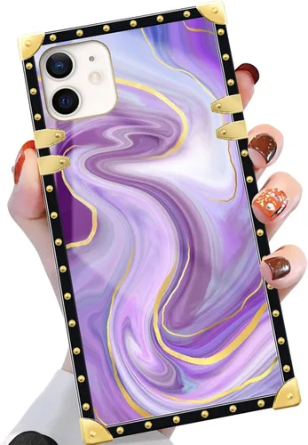 Vista 28 de Funda compatible con iPhone X/Xs, TPU suave de lujo y parte trasera de policarbonato duro para niñas y mujeres, funda protectora a prueba de golpes