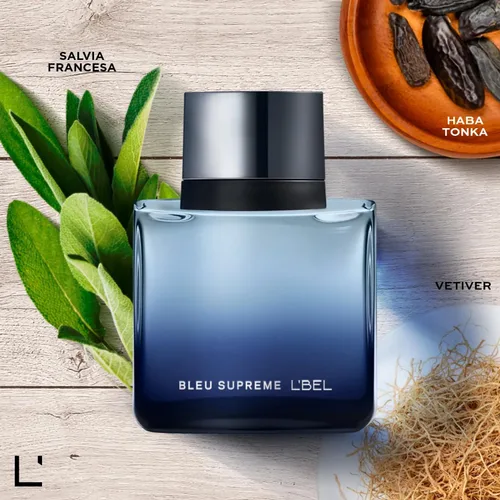 Vista 6 de L'Bel - Bleu Supreme Perfume para Hombre Larga Duración 3.0 fl oz