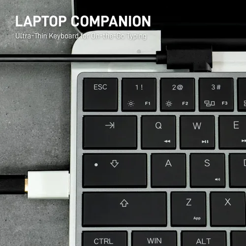 Vista 7 de BAROCCOMiSTEL AIRONE Teclado mecánico, diseño del 65%, interruptor Cherry MX ULP, retroiluminación RGB, cable USB-C, Windows/MacOS/iOS, soporte