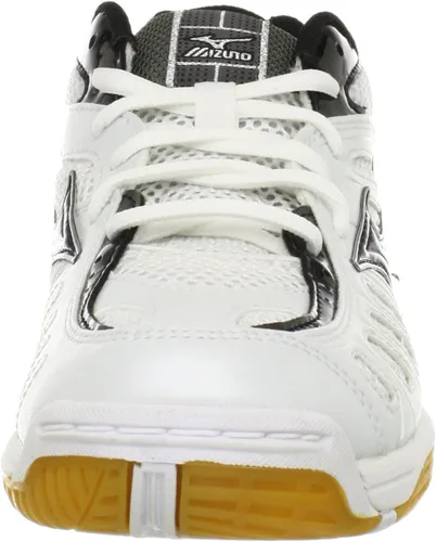Vista 2 de Mizuno Zapatos de voleibol Wave Rally 4 para mujer, BlancoNegro