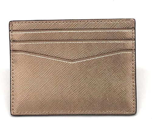 Vista 2 de Kate Spade New York Staci - Tarjetero delgado (rosa brillante metálico), Cartera con tarjetero