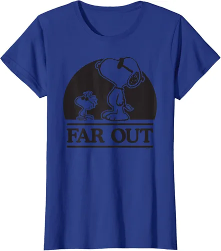 Vista 35 de Peanuts Woodstock 50th Anniversary Far Out Snoopy - Camiseta Blanco