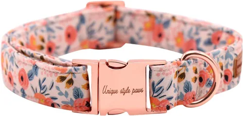 Vista 4 de Unique style paws - Collar para perros con corbatín, collar ajustable para perros y gatos, pequeño, mediano y grande