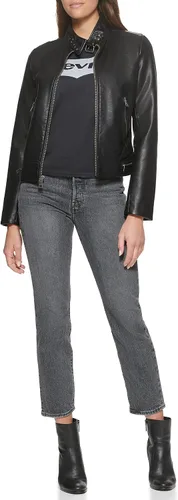 Vista 3 de Levi's Women's Faux Leather Motocross Racer Jacket (Standard and Plus)