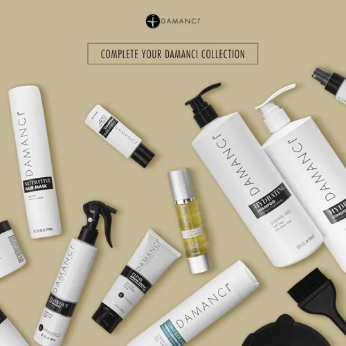 Vista 7 de DAMANCI Crema de argán, crema para peinar el cabello y acondicionador sin enjuague, suaviza el cabello y antiencrespamiento, con aceite de argán