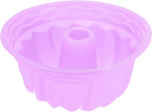 Vista 7 de uxcell Molde de silicona para tartas, sartén antiadherente de 9.5 pulgadas para pasteles estriados, chocolate, pastel de queso, pan, azul
