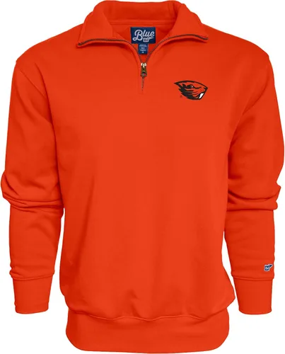 Vista 77 de Blue 84 Sudadera con cremallera de un cuarto para hombre de la NCAA