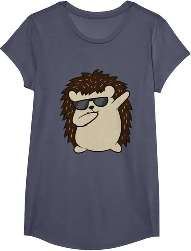 Vista 19 de Dabbing Hedgehog Funny Hedgehog Camiseta S