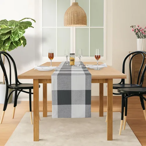 Vista 12 de LANE LINEN Juego de 4 manteles individuales decorativos de algodón de 13 x 19 pulgadas, color beige