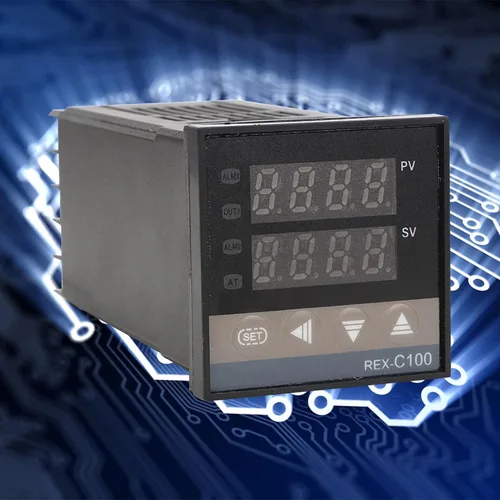 Vista 3 de REX-C100 Kit de controlador de temperatura PID digital, con 40DA SSR y termopar tipo K