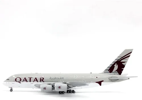 Vista 6 de JC Wings para Qatar para Airbus A380 A7-APG 1/400 DIECAST modelo de avión preconstruido