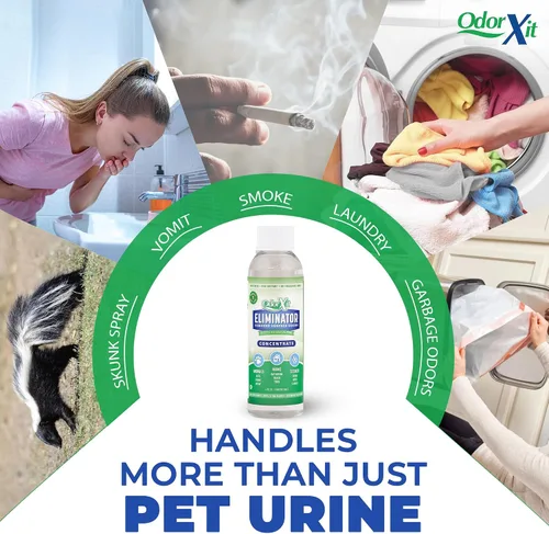 Vista 3 de Eliminador concentrado de olores de orina de mascotas, ideal para gatos, perros y olor a orina, neutralizador de olores versátil y natural para uso