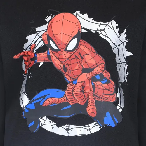 Vista 6 de Marvel Spiderman - Paquete de 2 sudaderas con capucha para niños pequeños y pequeños, color rojonegro
