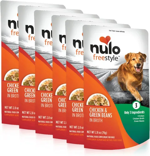 Vista 11 de Nulo Freestyle Carne de res, hígado de res y col rizada en caldo de carne real para perros, 2.8 onzas (paquete de 6)