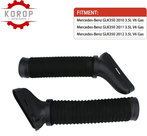 Vista 2 de Manguera de admisión del filtro de aire reemplaza# 2720902982 2720902882 se adapta a Mercedes-Benz 2010 2011 2012 GLK350 3.5L, conducto de tubo