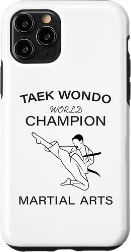 Vista 10 de iPhone 14 Teak Wondo Campeón Mundial - Artes Marciales - Estuche de combate MMA