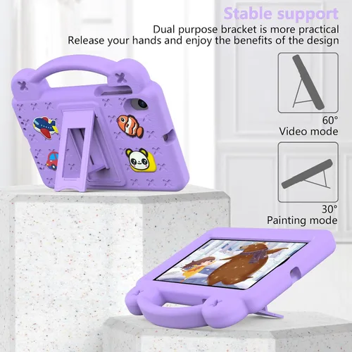 Vista 3 de Funda para tablet Walmart Onn de 7 pulgadas Gen 4 2024 (Modelo: 100135924), UUcovers con soporte de espuma EVA suave, soporte de espuma EVA suave