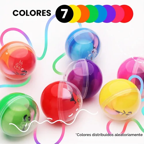 Vista 4 de Máquina expendedora de cápsulas, cápsulas redondas translúcidas vacías 100 unidades de 2 pulgadas – Cápsulas de máquina de chicles a granel