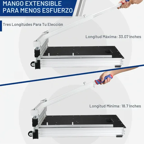 Vista 4 de WORKPRO Cortador de piso laminado de 13 pulgadas, cortador de piso de vinilo para laminado, pisos multicapa, parquet, paneles de pared