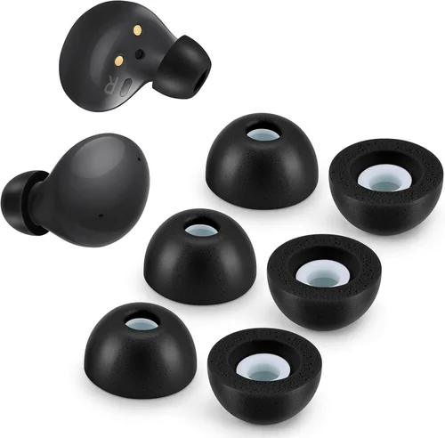 Vista 10 de Puntas de espuma viscoelástica para Samsung Galaxy Buds 2 / Plus/Beats Studio Buds, sin dolor de silicona en las orejas, almohadillas de repuesto