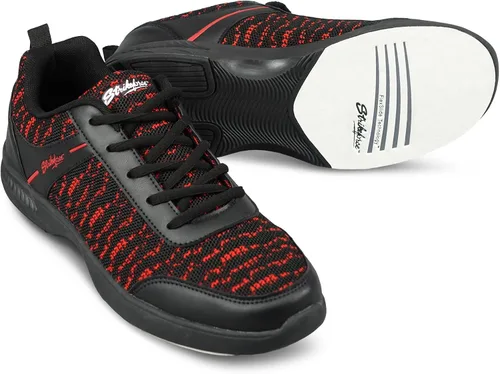 Vista 6 de KR Strikeforce - Zapatos de bolos para hombre, color negro y gris
