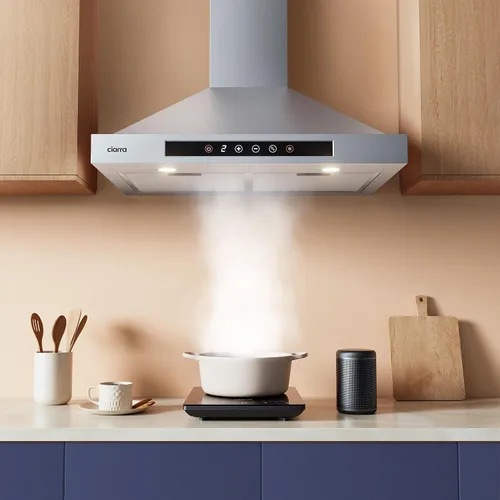 Vista 7 de CIARRA Campana extractora inteligente de 30 pulgadas con control de voz, compatible con Alexa/Google Home/Smart Life Assistant, campana