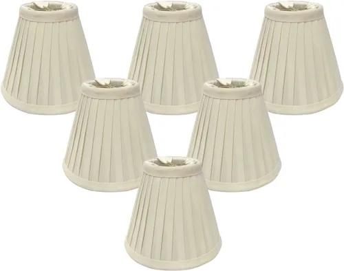 Vista 31 de Royal Designs, Inc. Pantalla plisada Empire CS-111BG, color beige, 2,5 x 5 x 4,25