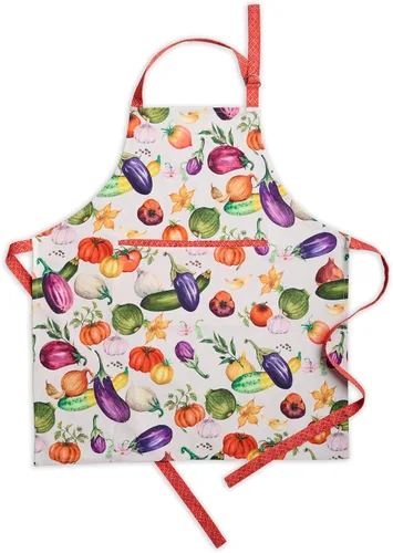 Vista 1128 de Maison d' Hermine Delantales para mujer con bolsillo, 100% algodón (27.50 x 31.50 pulgadas)