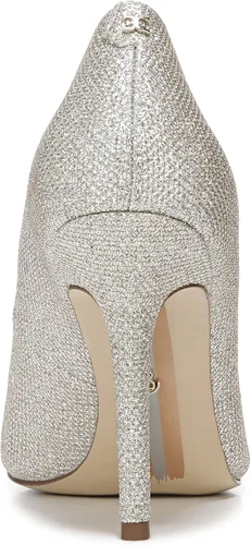 Vista 3 de Sam Edelman Bombas de avellana para mujer, Malla de yute, glamoroso, 6.5 Wide