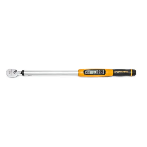 Vista 11 de GEARWRENCH Llave dinamométrica electrónica de cabeza flexible "1/2" con ángulo de 25-250 pies/libras. - 85079