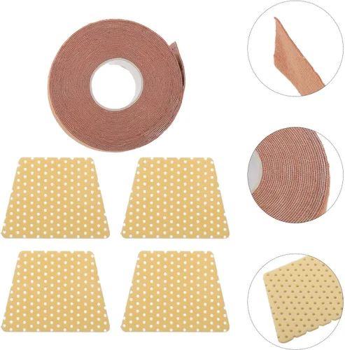 Vista 8 de Nasal Splints Protector for Rhinoplasty, Beige Trapezoid