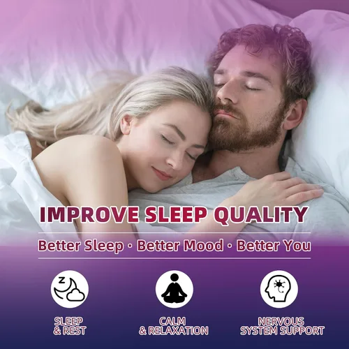 Vista 2 de 120 unidades de gomitas de glicinato de magnesio de 1000 mg para mujeres y hombres, suplementos de malato de magnesio y taurato para dormir, apoyo