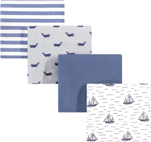 Vista 111 de Hudson Baby Mantas receptoras unisex de franela de algodón para bebé, avión, talla única
