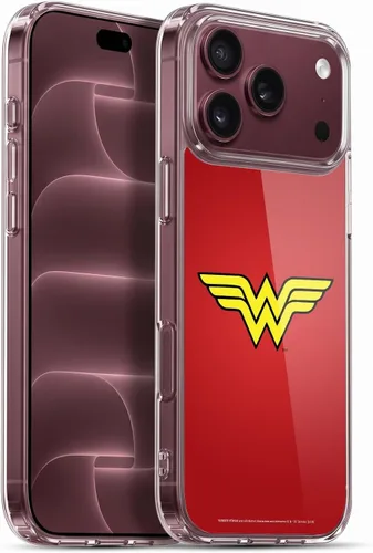 Vista 23 de Head Case Designs Funda de gel suave con licencia oficial de Wonder Woman DC Comics Classic Logos compatible con Apple iPhone 7 Plus/iPhone 8 Plus