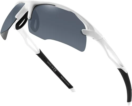 Vista 2 de AUCIP Gafas de sol deportivas polarizadas para hombres y mujeres marco TR90 para jóvenes béisbol pesca correr golf motocicleta gafas