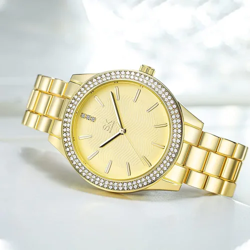 Vista 6 de Reloj de pulsera de cuarzo para mujer, fácil lector, fecha de expansión, reloj de cuarzo para mujer, reloj de pulsera de cuarzo 8126