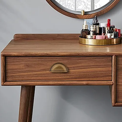 Vista 2 de HARPOON Paquete de 10 tiradores para cajones de tazas de latón antiguo, tiradores de gabinete de cocina de 3 pulgadas y 2.992 in