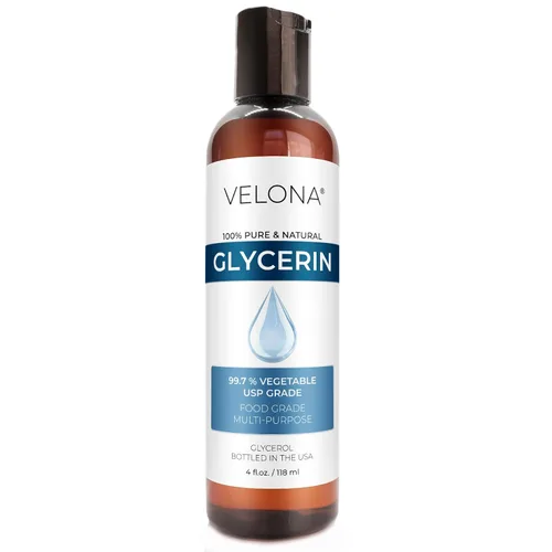 Vista 7 de velona Glicerina vegetal USP grado 2 fl oz Aceite portador 100% puro y natural Hidratante para cabello y cara para piel seca, baño de burbujas