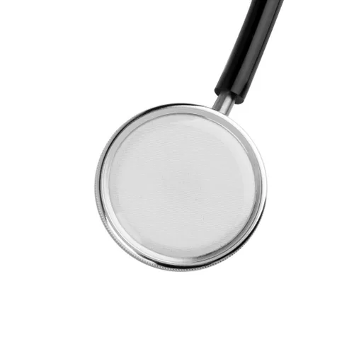 Vista 5 de Estetoscopio para niños, disfraz de médico de Halloween, juguete de cosplay para niños, color negro Hecho de aleación de aluminio duradera, este