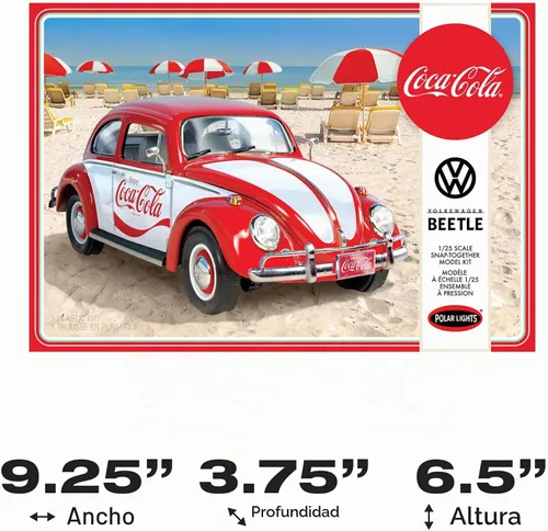 Vista 5 de Polar Lights - Volkswagen Beetle Snap (Coca-Cola) 2T