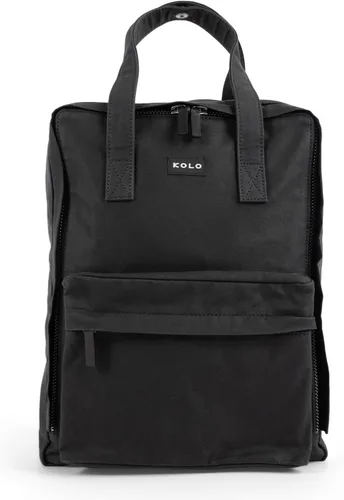 Vista 2 de Kolo Juno Dayback, lona de algodón orgánico resistente a la intemperie, Negro -, Mochilas Daypack