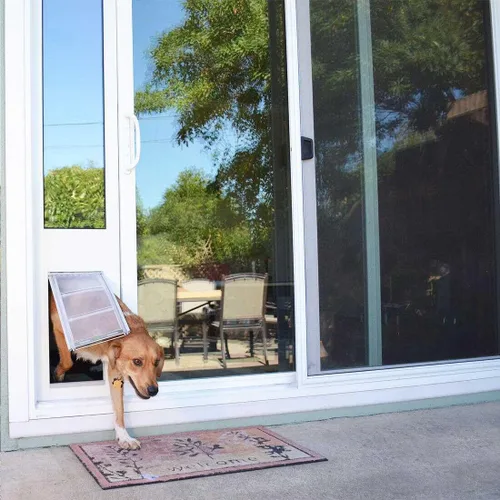 Vista 5 de Endura Flap Thermo Panel Puerta para mascotas de doble panel para climas extremos Solución de puerta aislada de alta calidad para mascotas