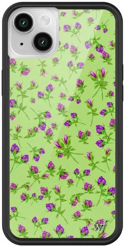Vista 50 de Fundas Wildflower - Compatibles con Apple iPhone 14 Plus Parachoques protector negro, certificado de prueba de caída de 4 pies, propiedad