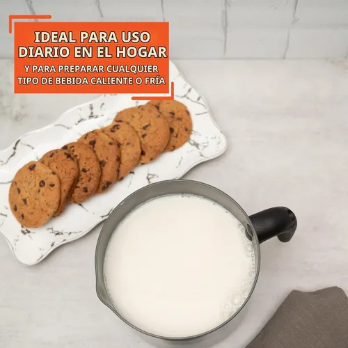 Vista 7 de IMUSA Olla de leche antiadherente de cerámica de 1.3 cuartos de galón con boquilla de vertido, cacerola de aluminio sin PFAS para café, salsas Gris