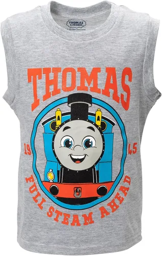 Vista 4 de THOMAS & FRIENDS Conjunto de traje de 3 piezas Tank Engine, camiseta sin mangas y pantalones cortos