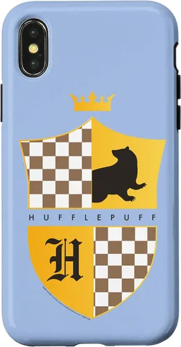 Vista 5 de Harry Potter Hufflepuff Checkered Shield Crest Case for iPhone 17